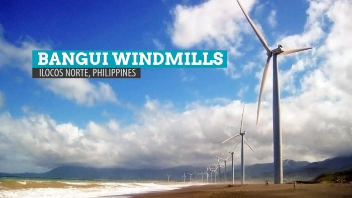Bangui风车：菲律宾Ilocos Norte
