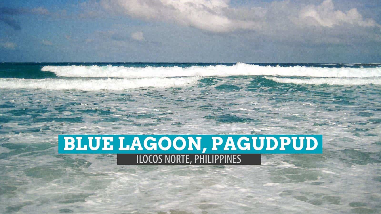 Maira-ira点的蓝色泻湖:菲律宾，北伊洛科斯