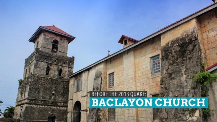 Bohol Baclayon教堂：地震之前