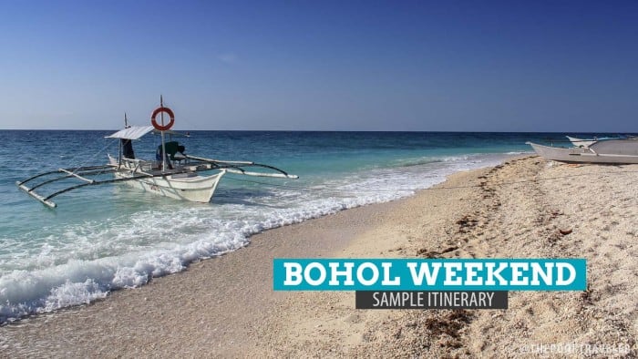Bohol的一个周末：样品行程和预算