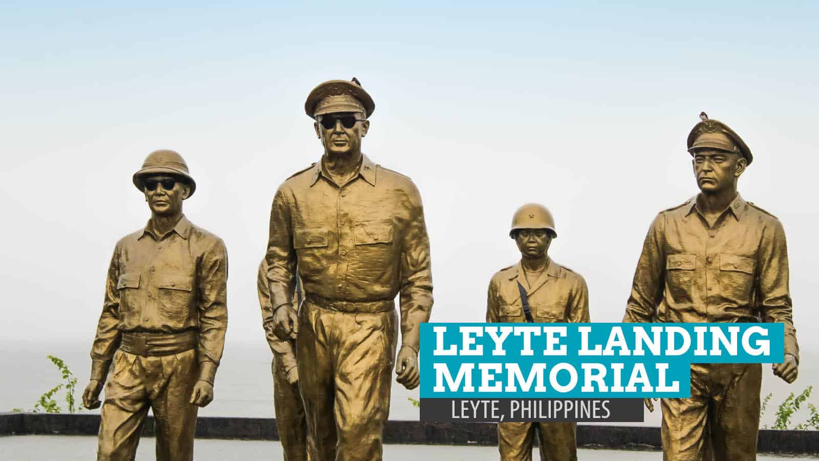 莱特登陆纪念碑:菲律宾莱特岛帕罗的麦克阿瑟公园