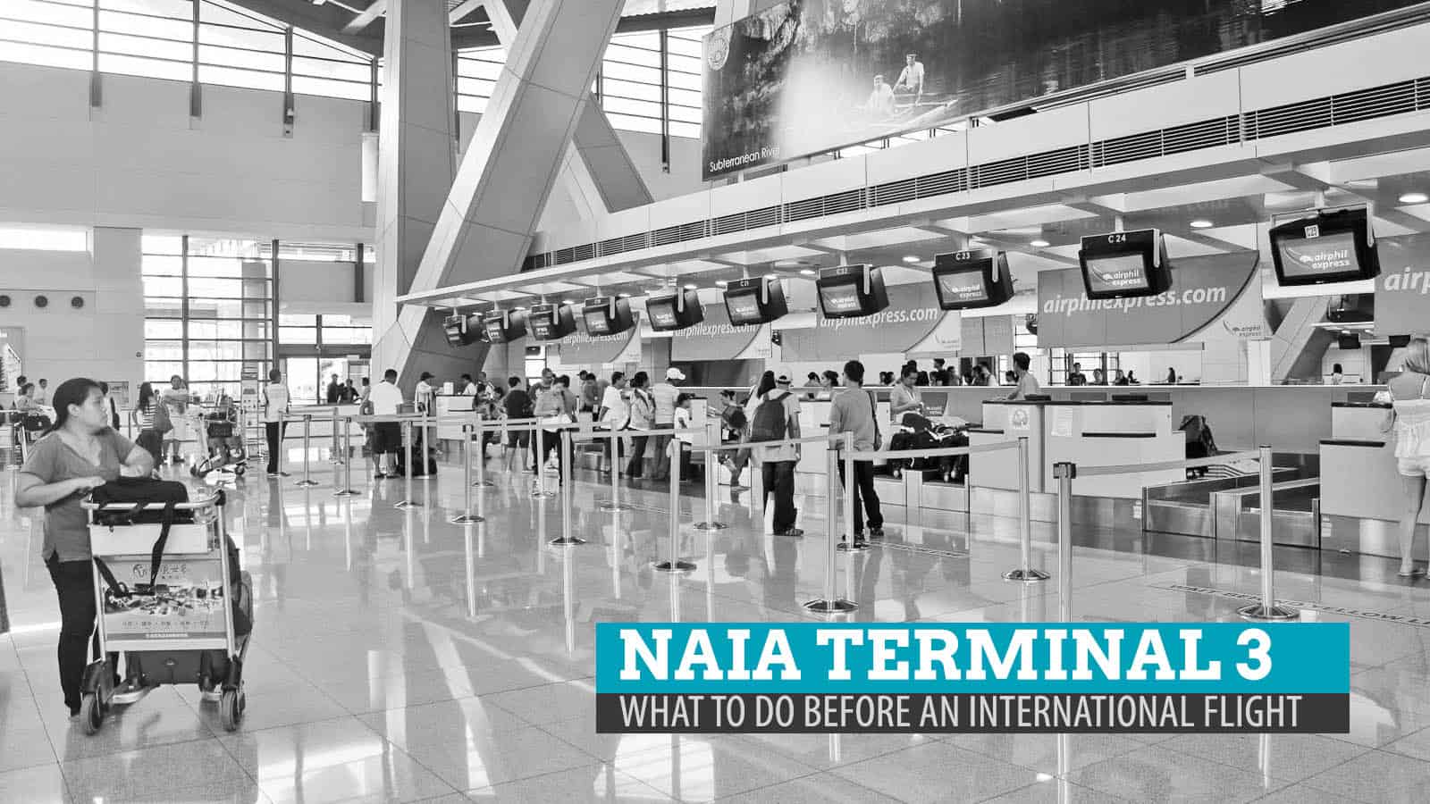 NAIA三号航站楼指南:国际航班之前要做什么