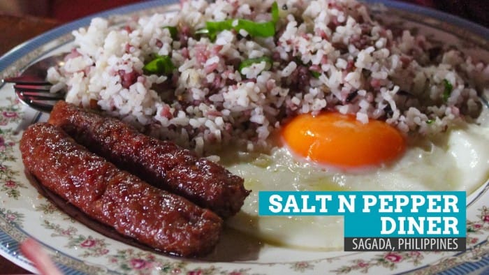 菲律宾萨加达的盐N Pepper Diner