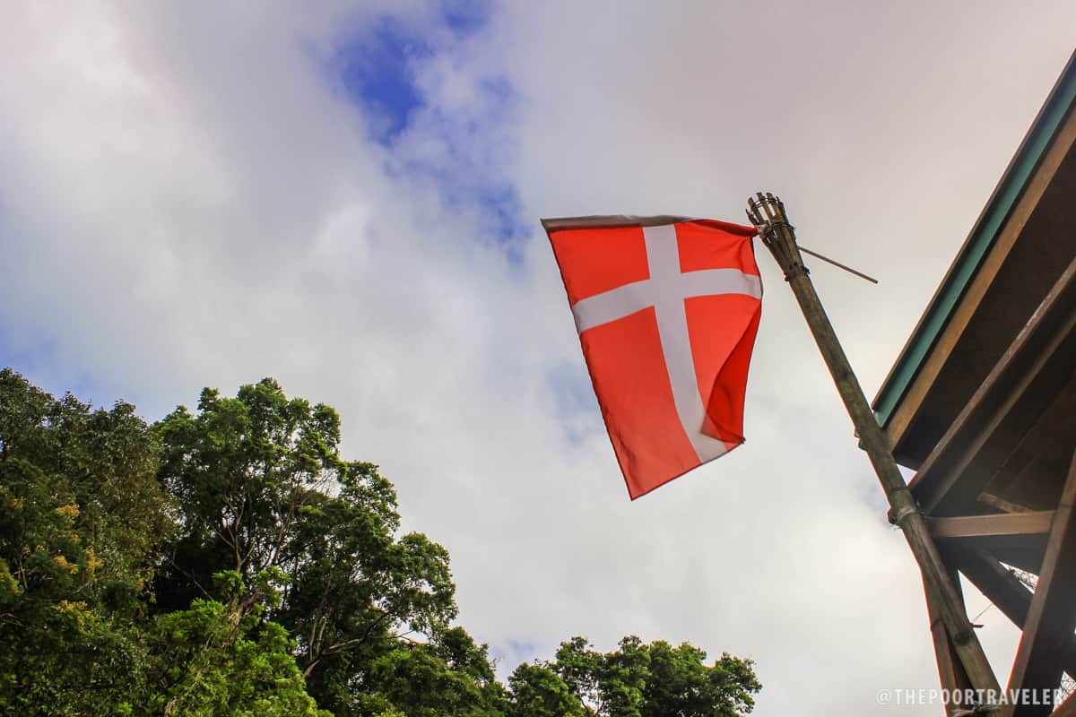 丹麦国旗与风共舞