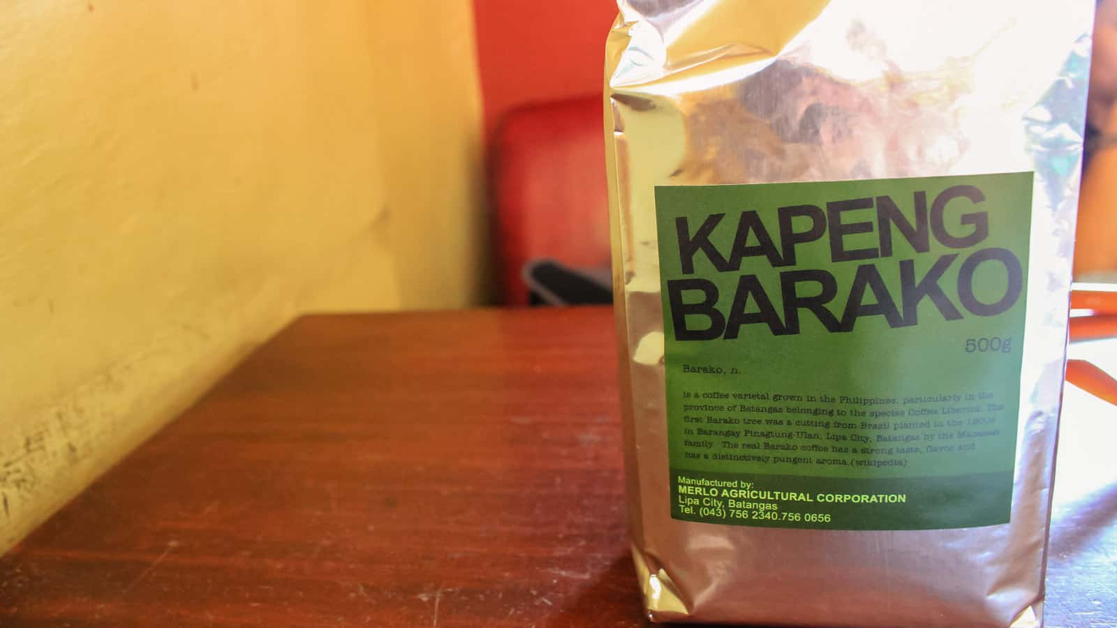 CAFE DE LIPA: Kapeng Barako Glory在巴丹加斯，菲律宾