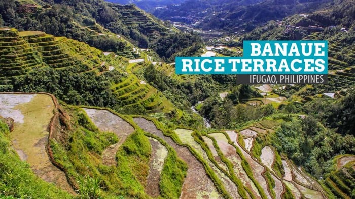 菲律宾Ifugao的Banaue Rice Terraces