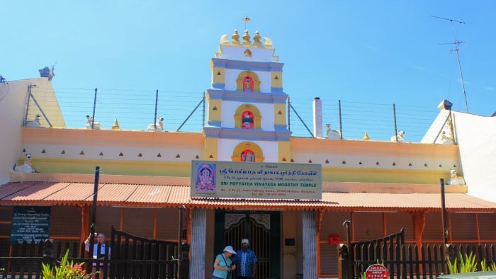马来西亚马六甲Sri Poyyatha Vinayagar Moorthi殿:最古老的印度教寺庙