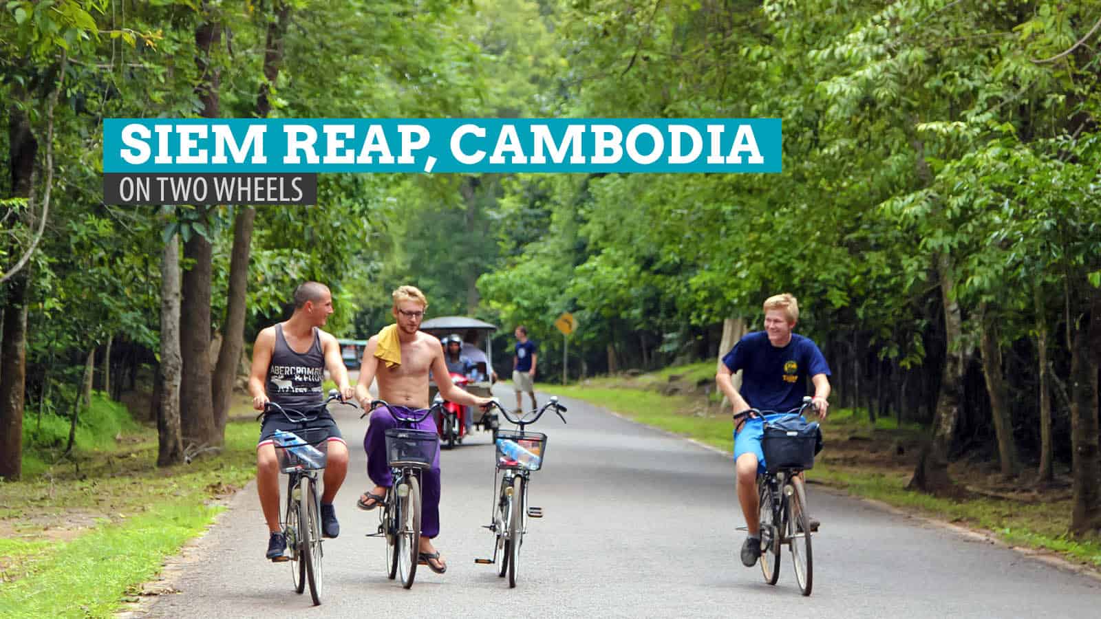 骑自行车游览柬埔寨暹粒