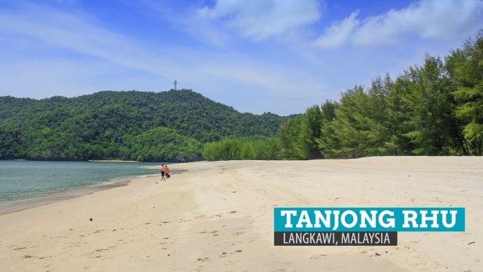 Tanjong Rhu海滩：在马来西亚兰卡维缺少蓝调