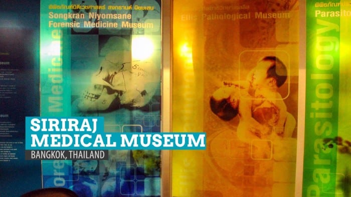 Siriraj医学博物馆:怪异的法医和死亡的展示
