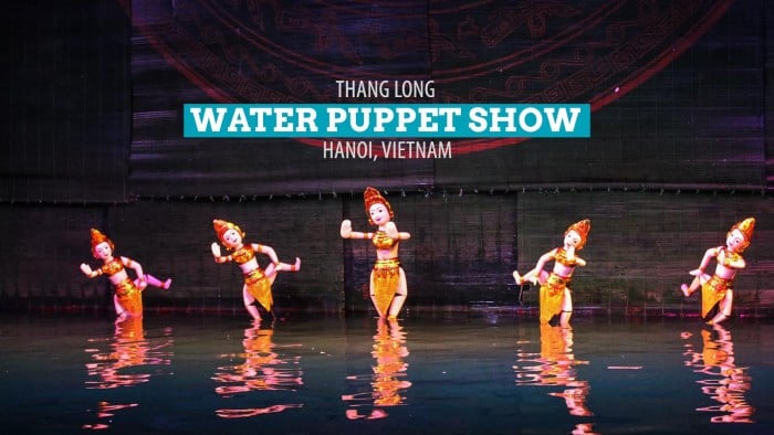 越南河内的Thang Long水上木偶戏