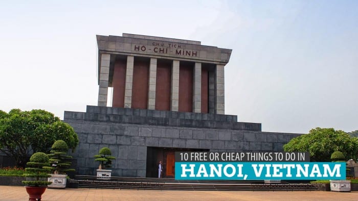 越南河内的10件免费和便宜的事情要做