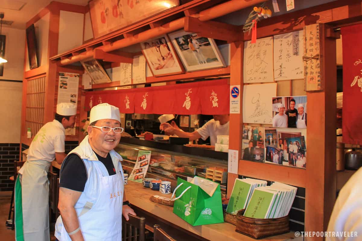 远藤寿司的主厨