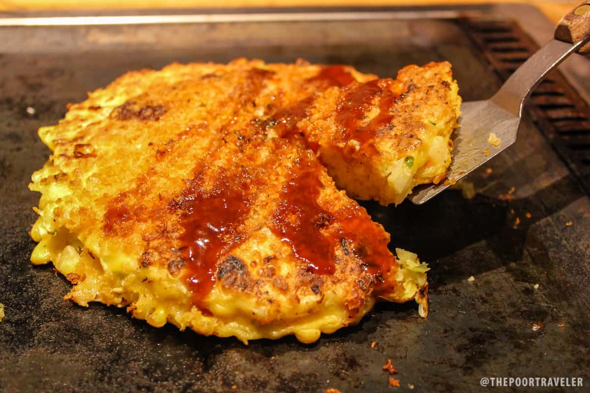 okonomiyakaki:小麦粉、卷心菜和鸡蛋(819日元)