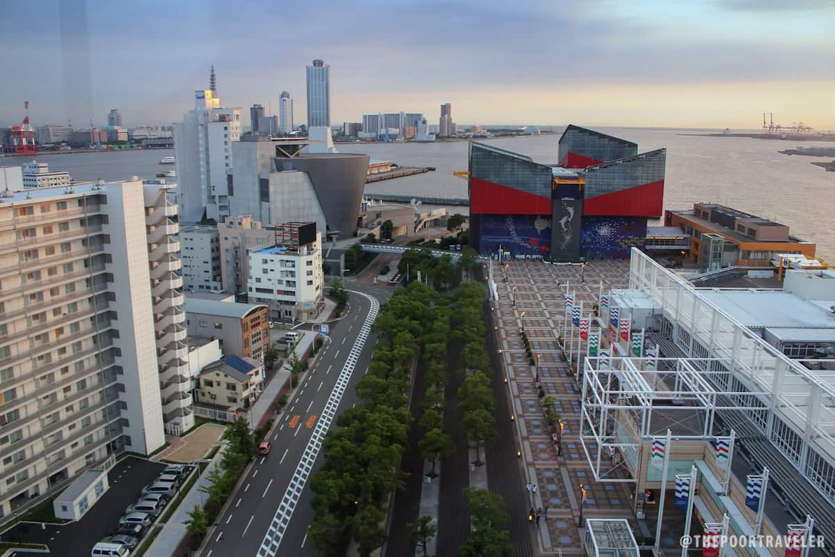 大阪水族馆从摩天轮上看