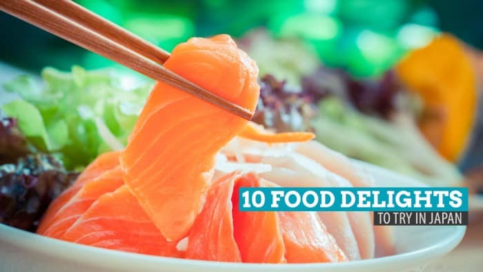 10个食物的美食在日本尝试