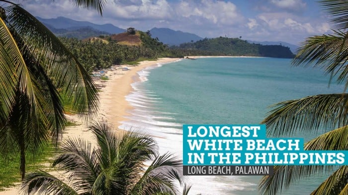 长滩，巴拉望岛圣维森特：菲律宾最长的白色海滩