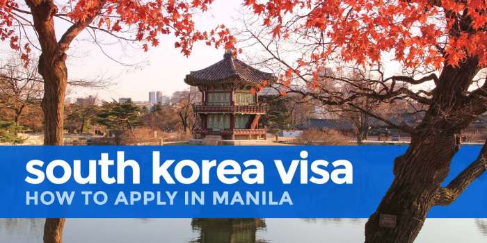 如何在马尼拉申请韩国签证