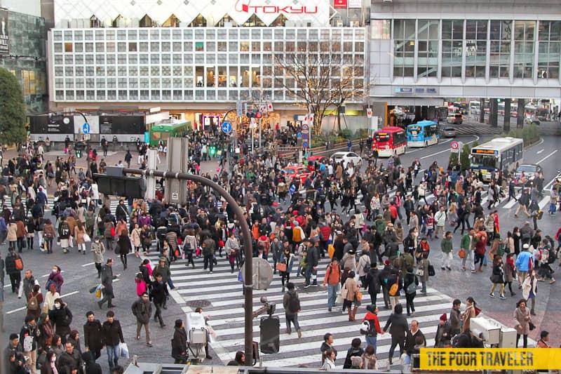 涩谷横穿：世界上最繁忙的交叉点 - 东京，日本