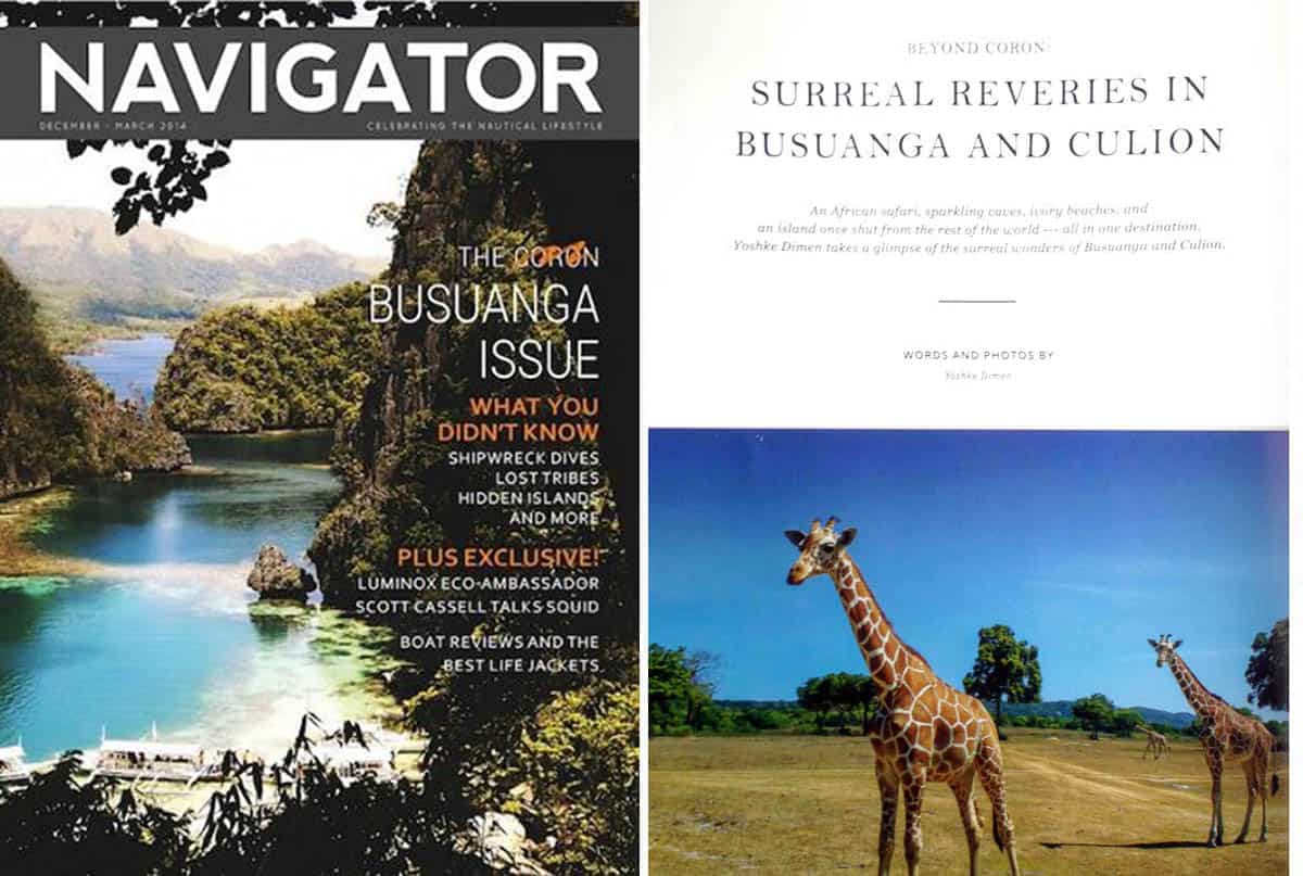 2014年3月，Busuanga和Culion Navigator的超现实崇敬