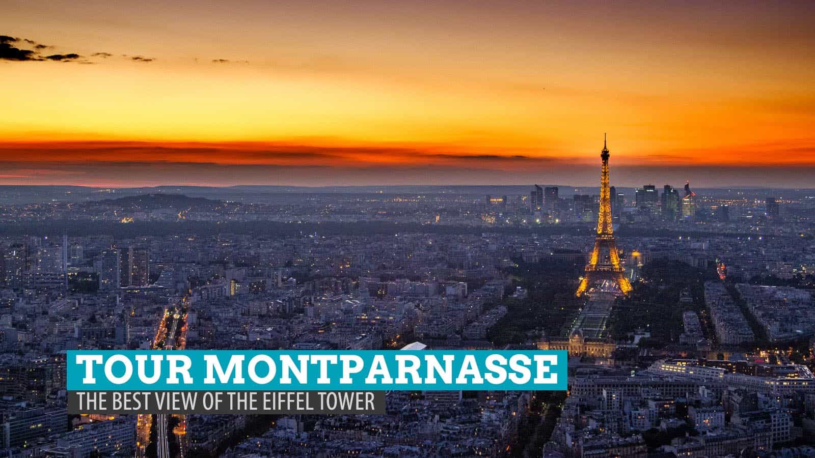 埃菲尔铁塔的最佳景观:游览巴黎蒙帕纳斯