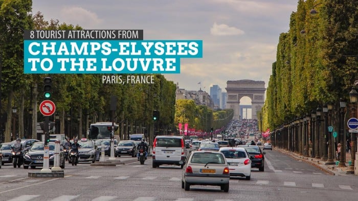 8来自Champs-Élysées的旅游景点到卢浮宫：巴黎步行之旅