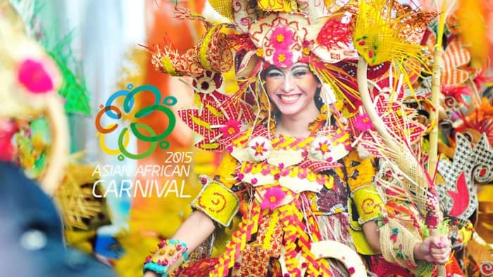印度尼西亚万隆的亚洲非洲狂欢节2015