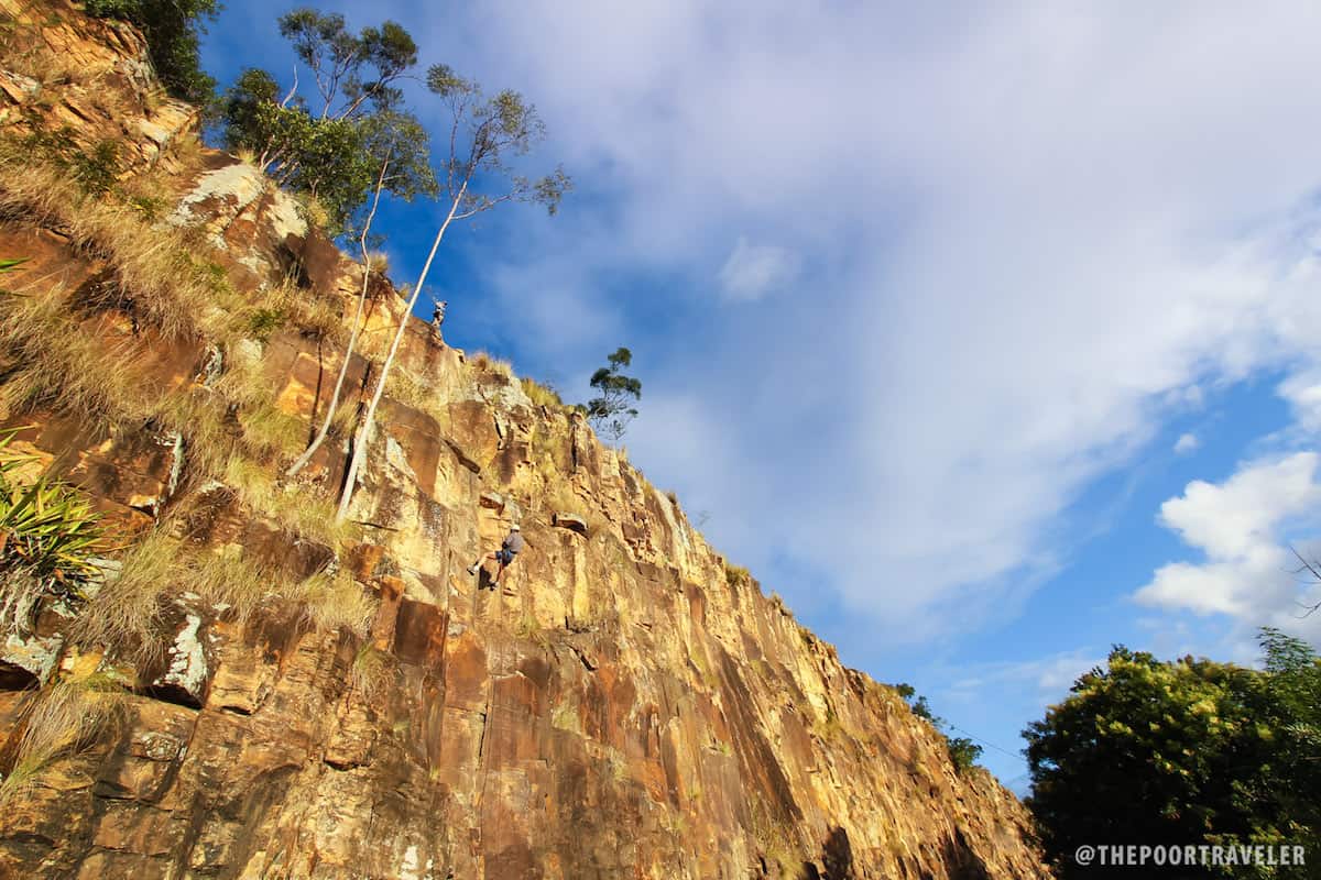 20米高的袋鼠角悬崖