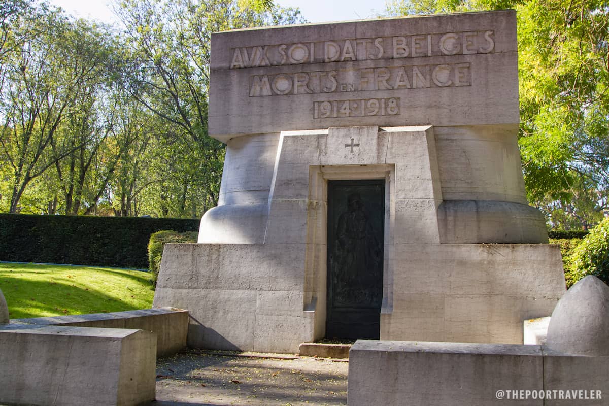 1914-1918年在巴黎阵亡的比利时士兵的坟墓