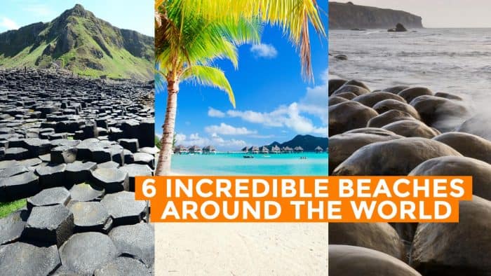 世界各地的6个令人难以置信的海滩