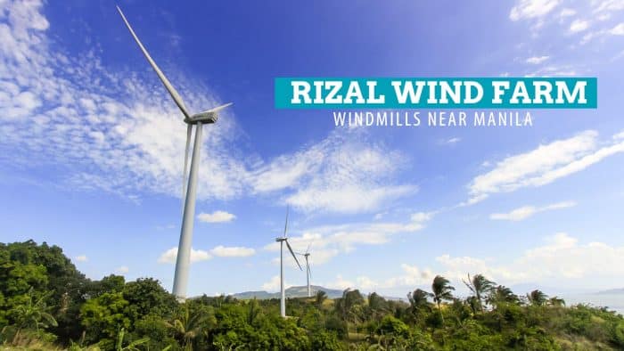 Rizal的Pililla风电场：马尼拉附近的风车