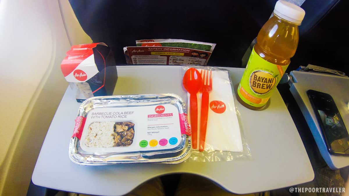 亚洲航空机上餐食