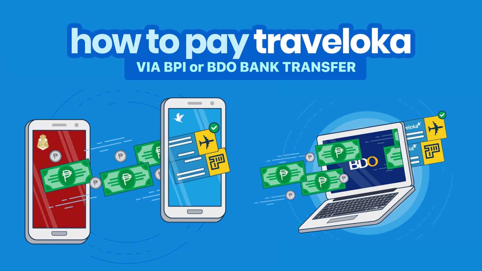 如何通过BDO或BPI转账支付Traveloka