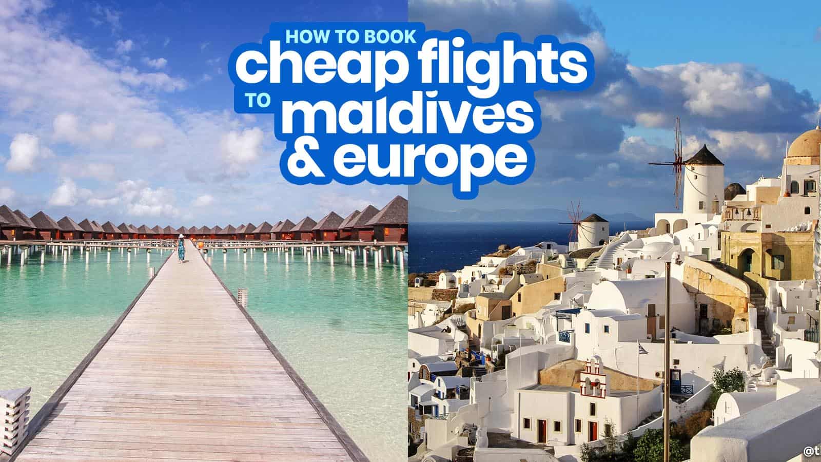 如何预订廉价航班到欧洲，马尔代夫和更多与Scoot!