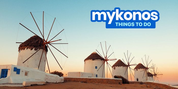 在mykonos：海滩，俱乐部和其他旅游景点