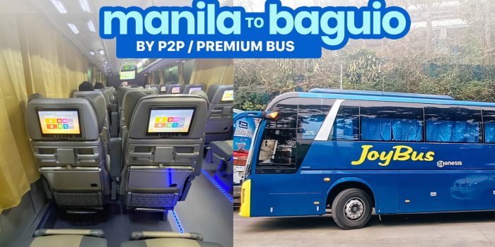 Manila到Baguio P2P巴士日程表和票价：Joybus，胜利衬里，扎实北