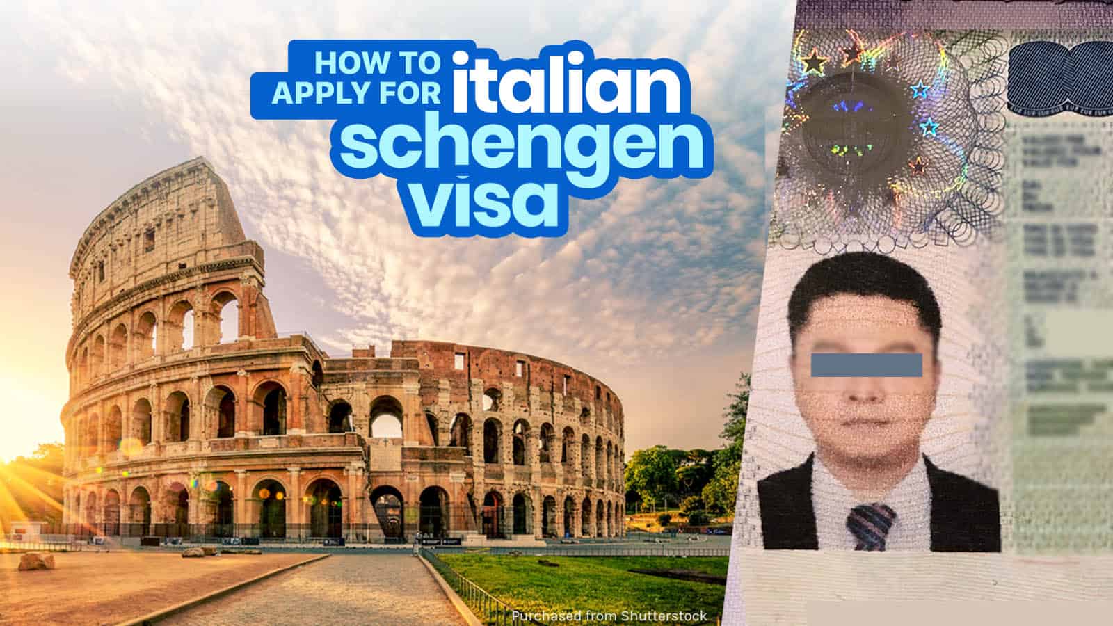 意大利申根签证要求及申请流程(VIA中心)