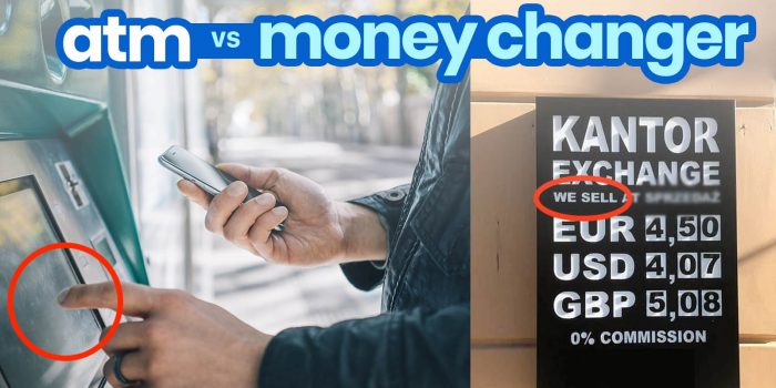 哪个更好：兑换钱或在国外使用ATM？