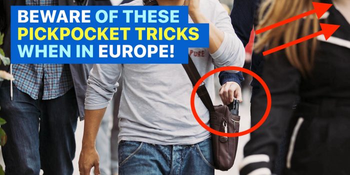 游客谨防：欧洲扒手使用的8个技巧！