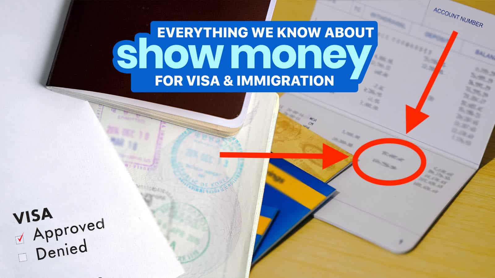 为签证申请和移民展示金钱:我们目前所知道的一切