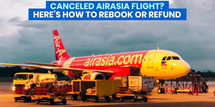 取消了亚航航班由于COVID-19吗?下面是如何重新订票或退款!