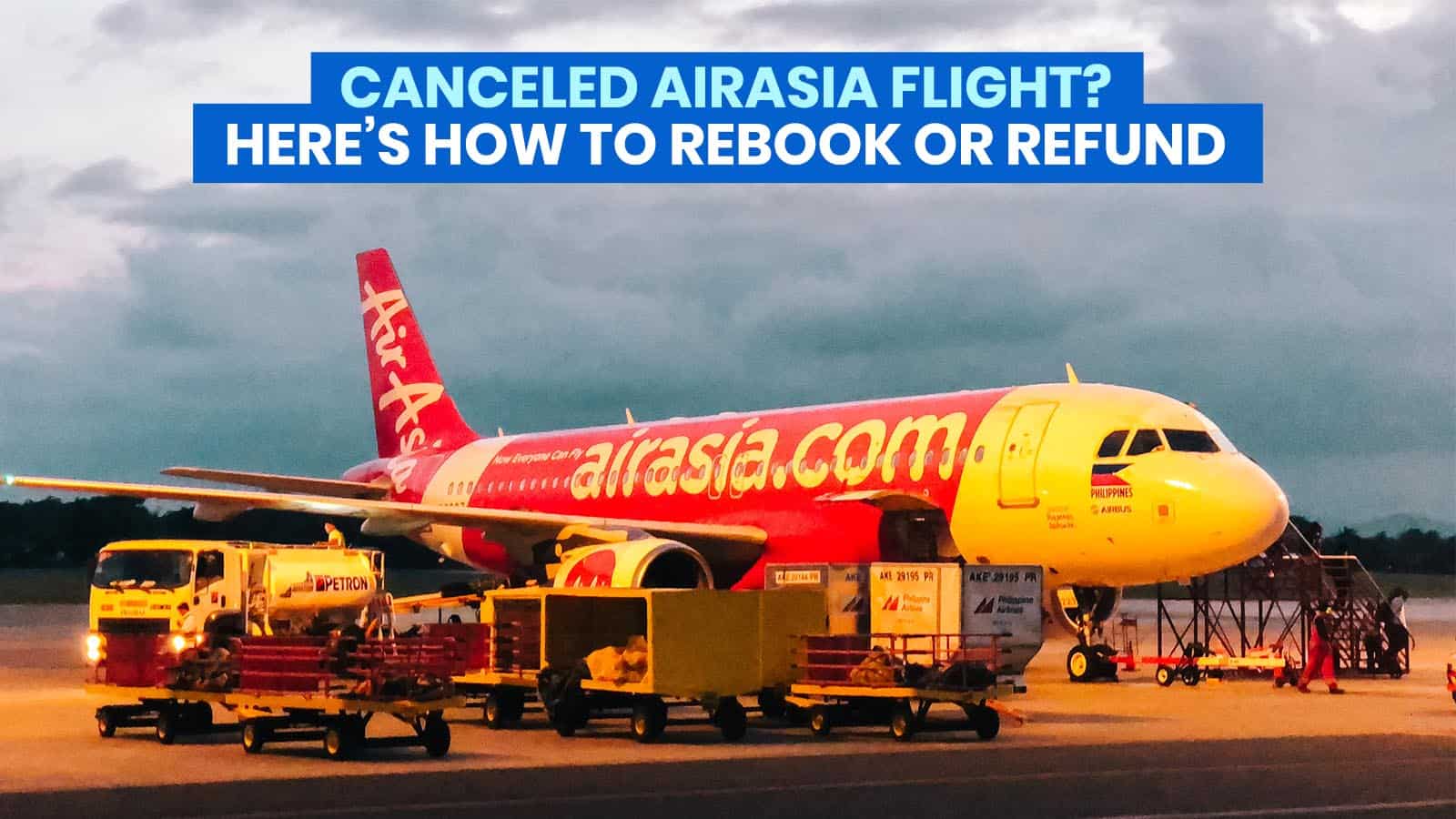 取消了由于Covid-19而取消的亚航航班？这是重新预订或退款的方法！