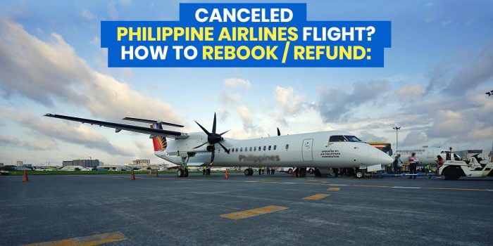菲律宾航空公司：如何重新预订 /退款，以取消航班，导致Covid-19通过MyPal请求中心