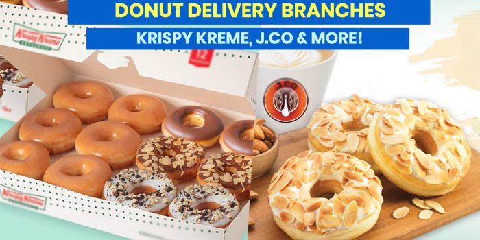 甜甜圈交付：Krispy Kreme，J.Co，Dunkin’的开放分支机构！