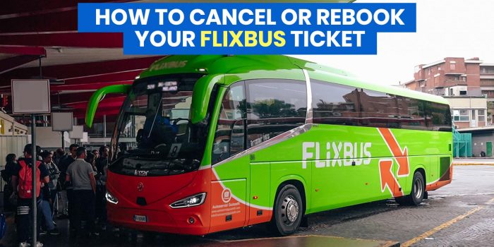 FLIXBUS车票:如何取消、更改或重新预订车票