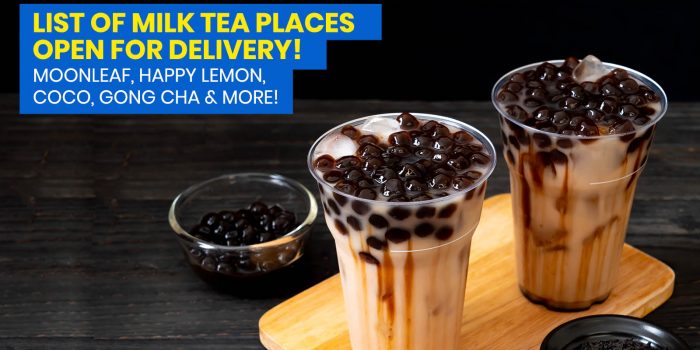奶茶配送:月叶开枝、可可、快乐柠檬、贡茶等!