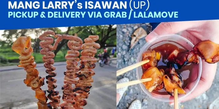 MANG LARRY’s ISAWAN:通过Grab / LalaMove提货和送货