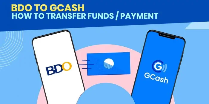 BDO TO GCASH:如何在线转账(支付或现金汇入)