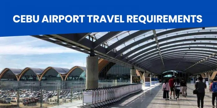 宿务机场:国内旅行(到达)要求清单