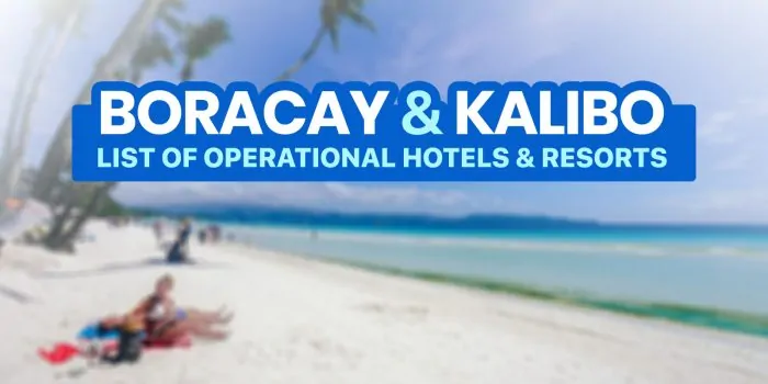 2022 Boracay＆Kalibo Dot认可的酒店及度假村列表